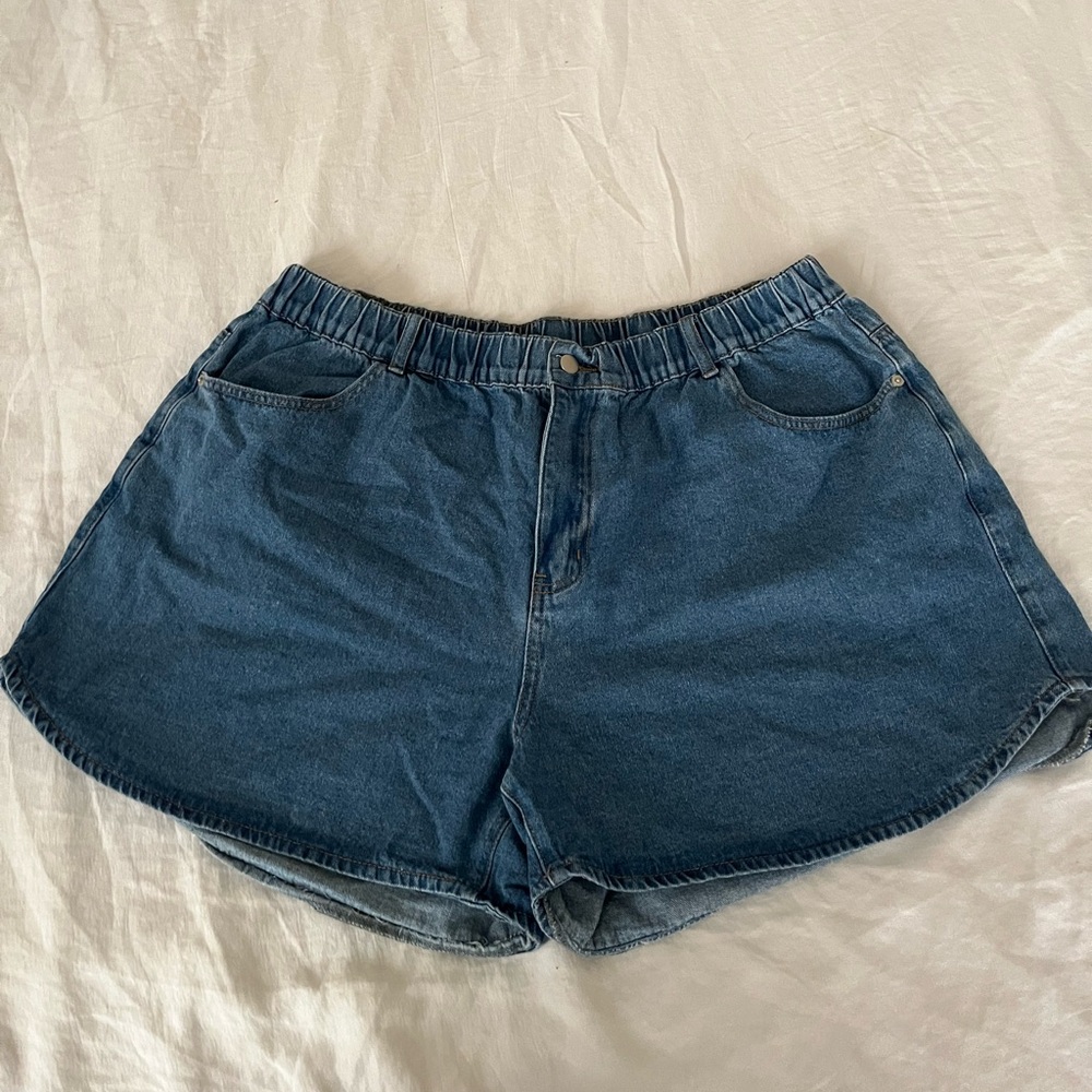 Blue Denim Shorts